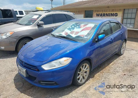 2013 Dodge Dart Sxt из США, поврежденный, VIN 1C3CDFBA0DD343081